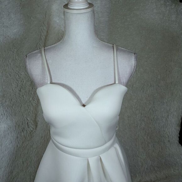 OLIVE TREE WHITE SKATER DRESS SZ.L EUC - Picture 3 of 8